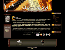 Tablet Screenshot of clavedesolmusical.com